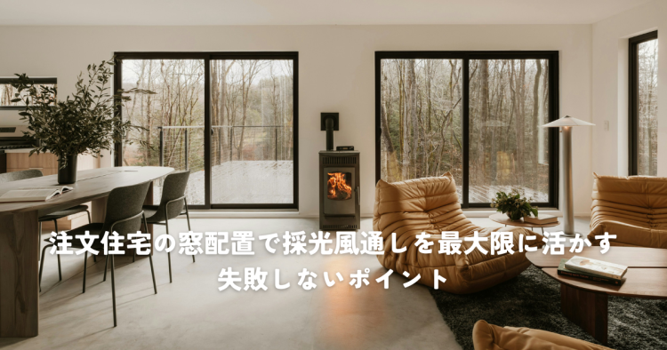 注文住宅の窓配置で採光風通しを最大限に活かす失敗しないポイント